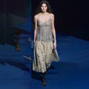 Zara limited edition COMBINATION KNIT MINI SKIRT WITH SEQUINS sz s NWT